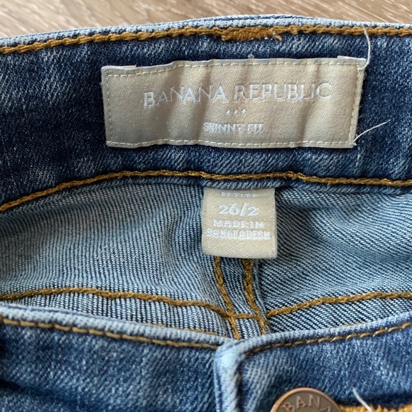 Banana Republic Skinny Light Wash Jeans Size 26 - Picture 11 of 12